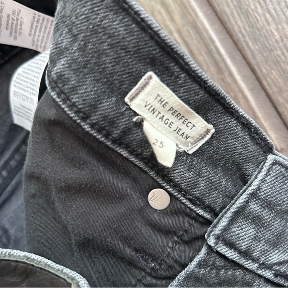Madewell The Perfect Vintage Jeans in Lunar Wash Gray Sz 25 - Picture 7 of 7